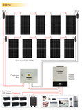 Kit de panneaux solaires pour la maison (3 500 W ou 5 500 W)